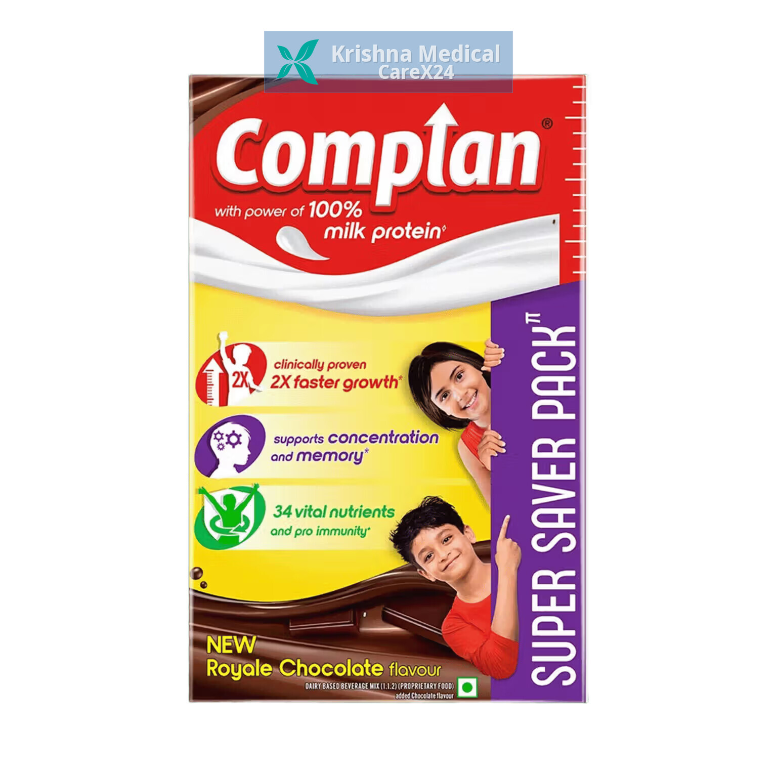 Complan Milk Protein Powder Royale Chocolate
