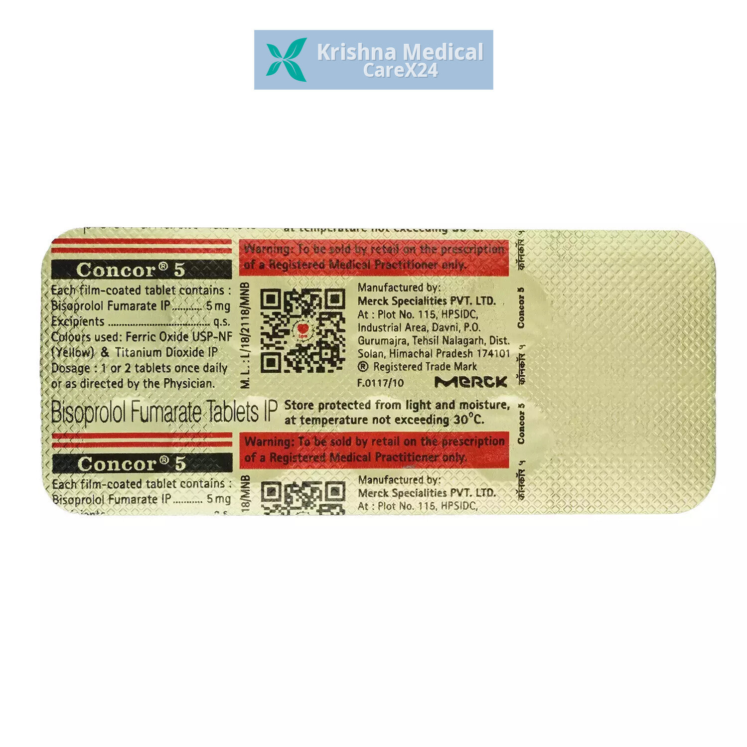 Concor 5 Tablet
