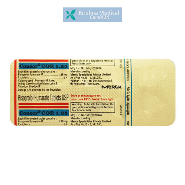Concor COR 1.25 Tablet