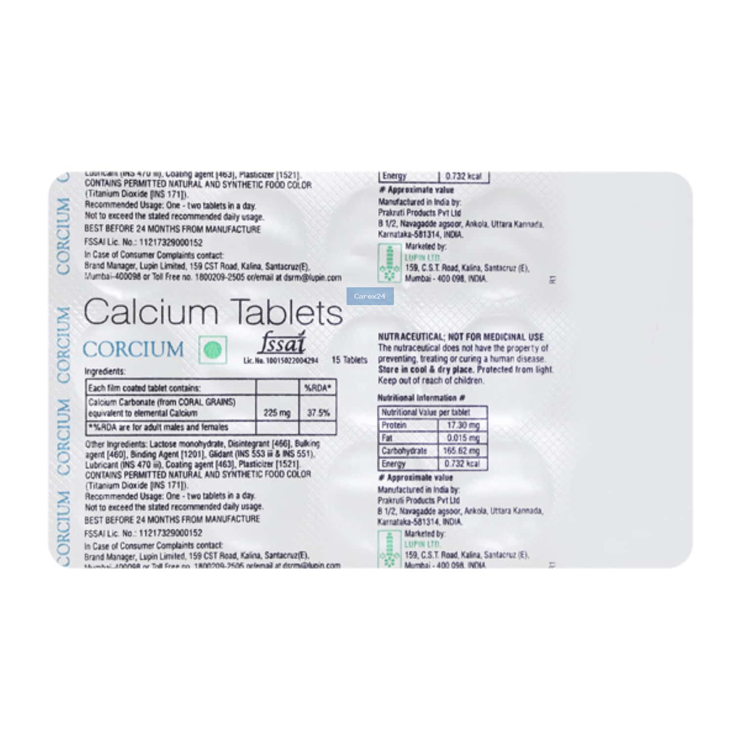 Corcium HD Tablet