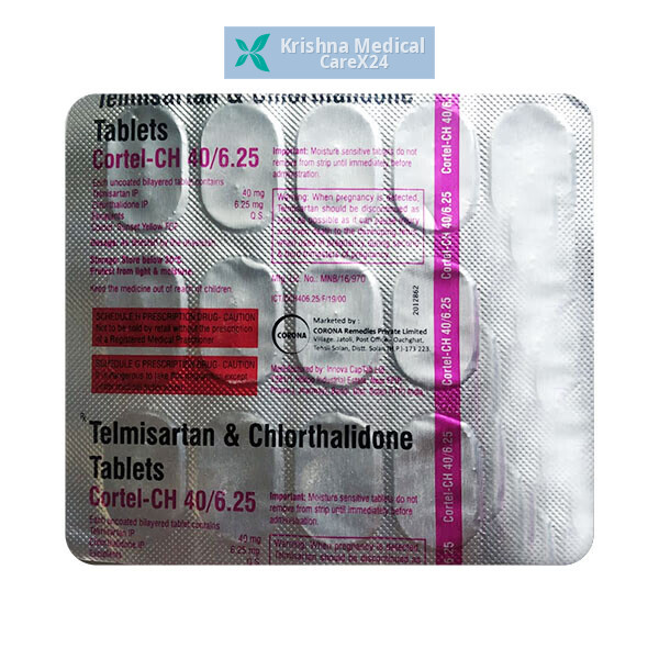 Cortel CH 40/6.25 Tablet