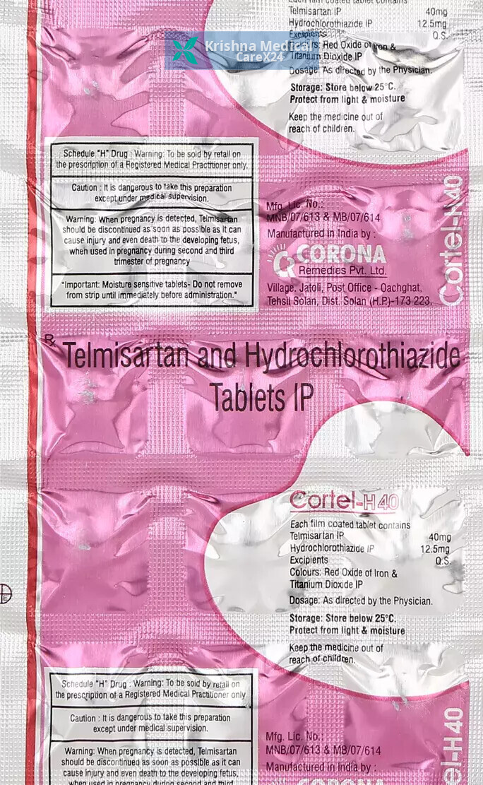 Cortel H 40 Tablet