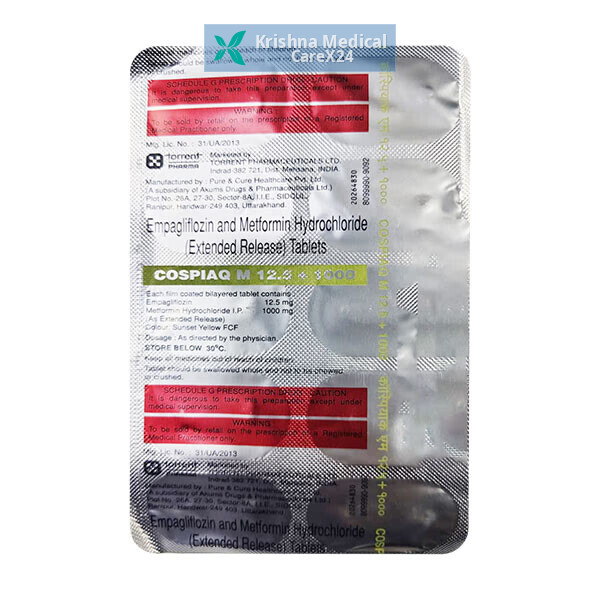 Cospiaq M 12.5/1000 Tablet