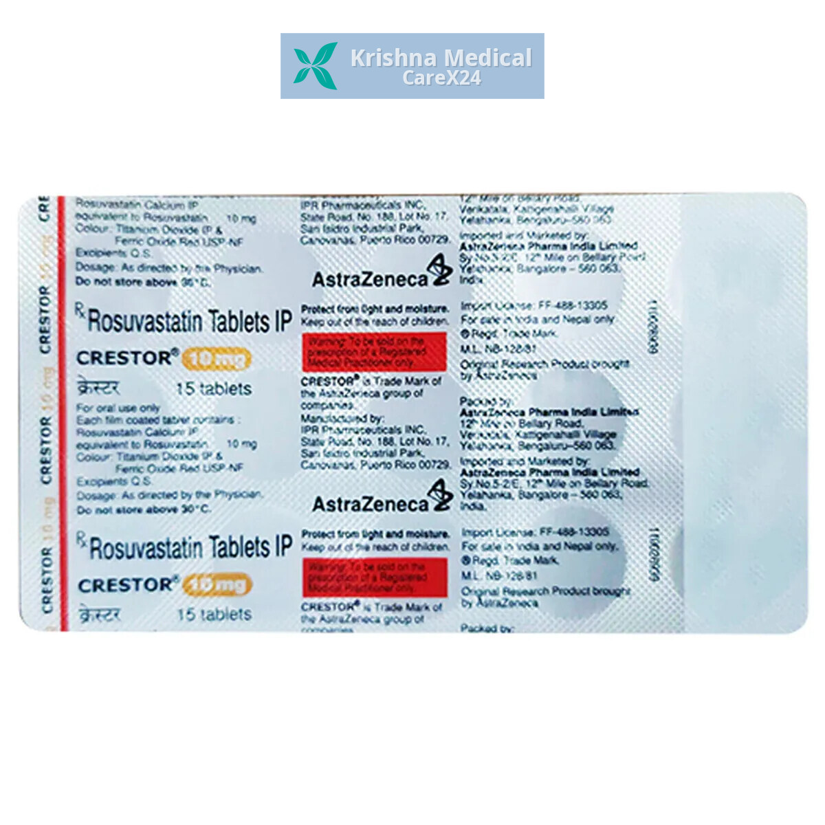 Crestor 10 Tablet