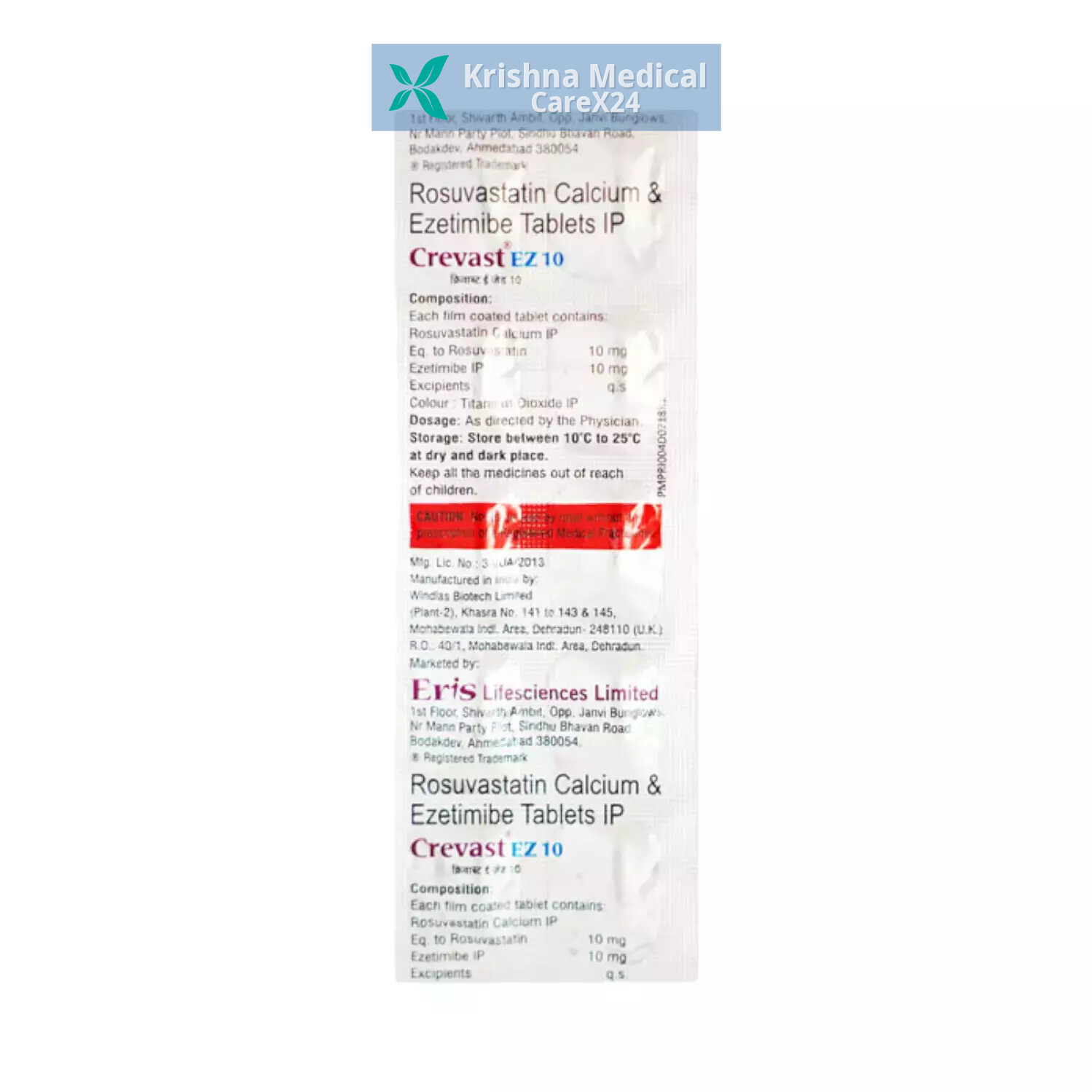Crevast Ez 10 Tablet