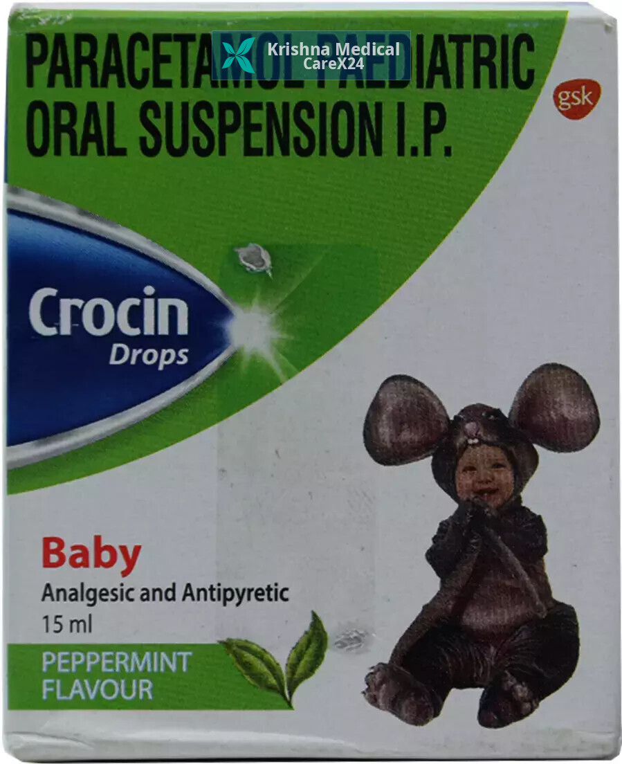 Crocin Peppermint Baby Oral Drops