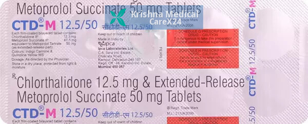 Ctd M 12.5/50 Tablet