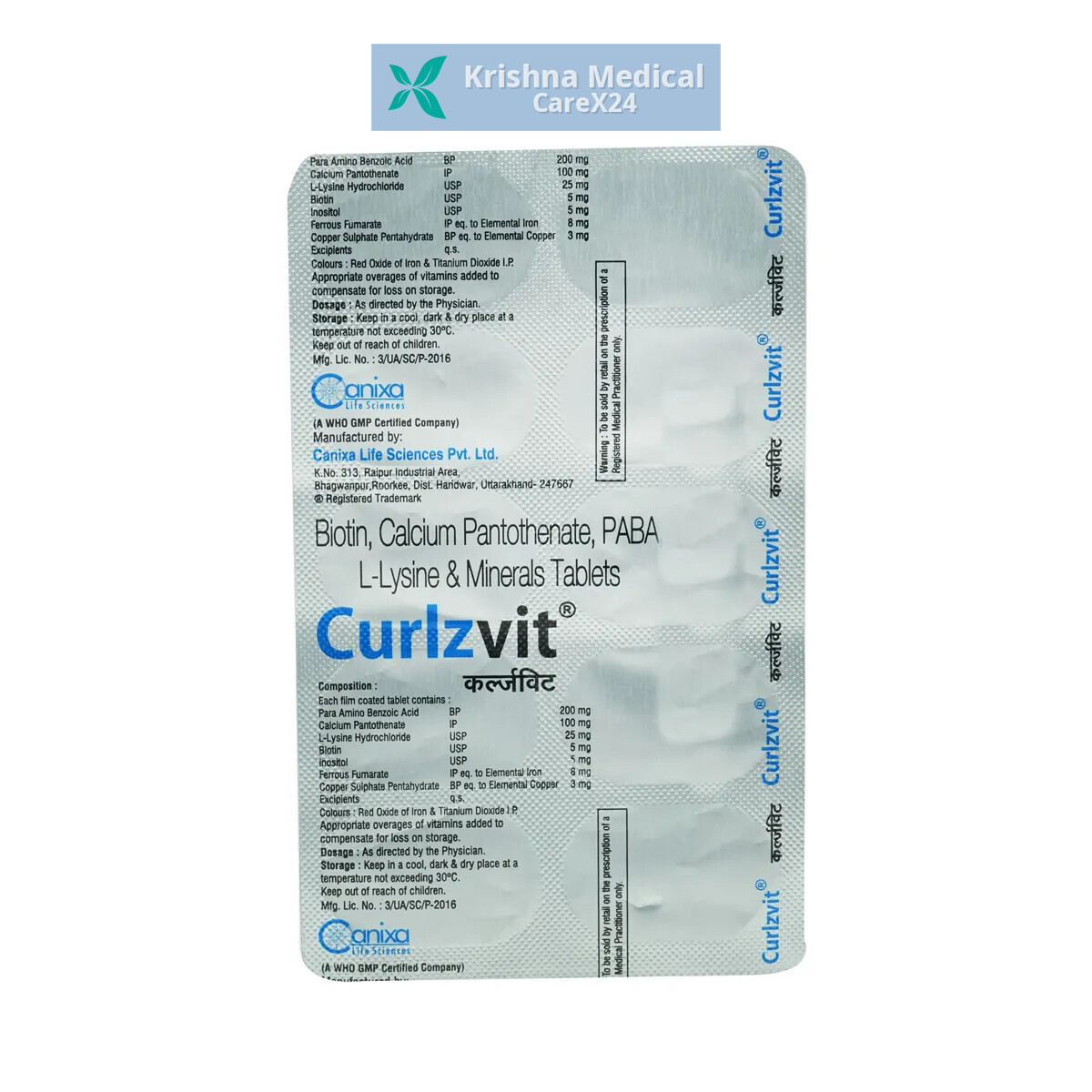 Curlzvit Tablet