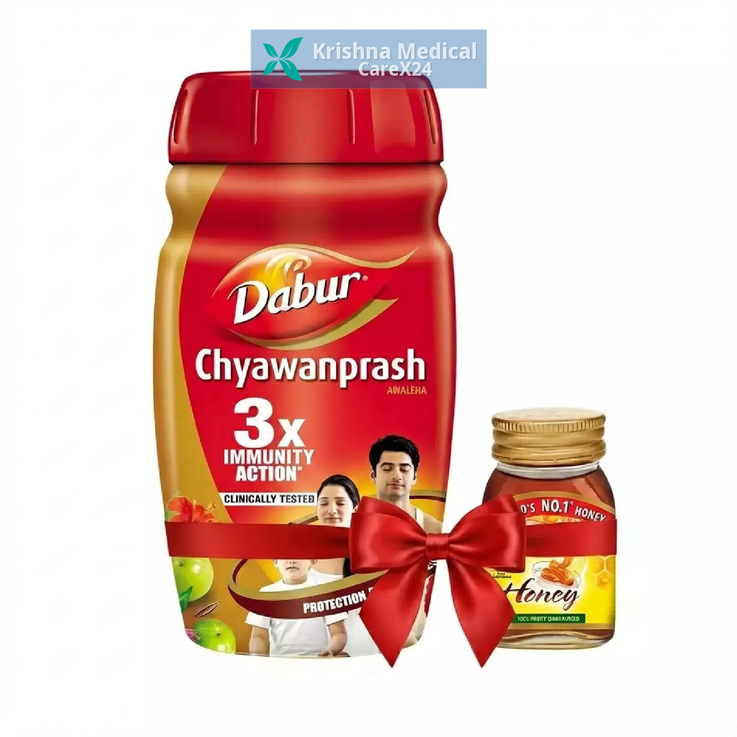 Dabur Chyawanprash 3X Immunity (Free Honey 100gm)