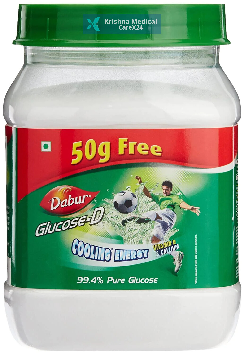 Dabur Glucose D 450gm + 50gm Free Powder