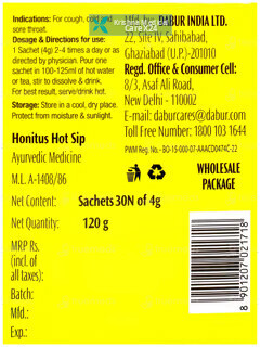 Dabur Honitus Hot Sip Ayurvedic Kaadha (4gm)