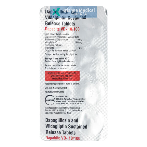 Dapabite VD 10/100 Tablet