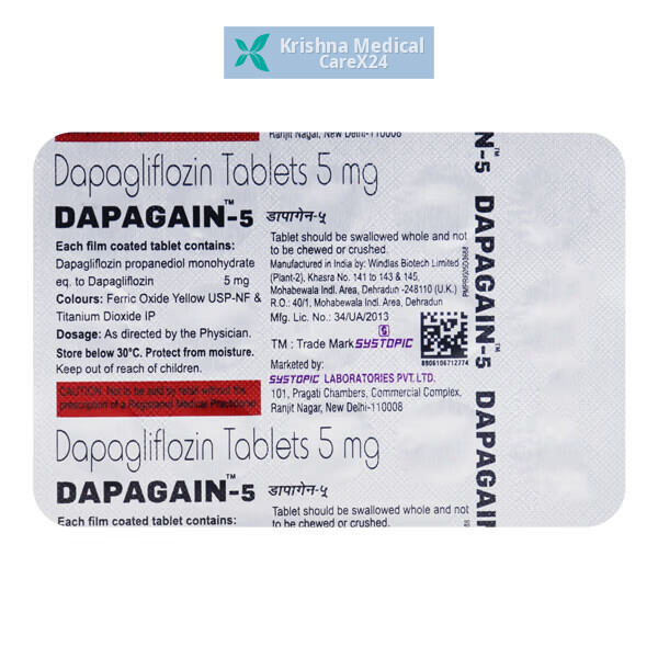 Dapagain 5 Tablet