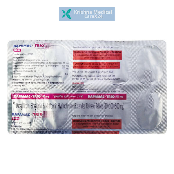 Dapamac Trio 500 Tablet