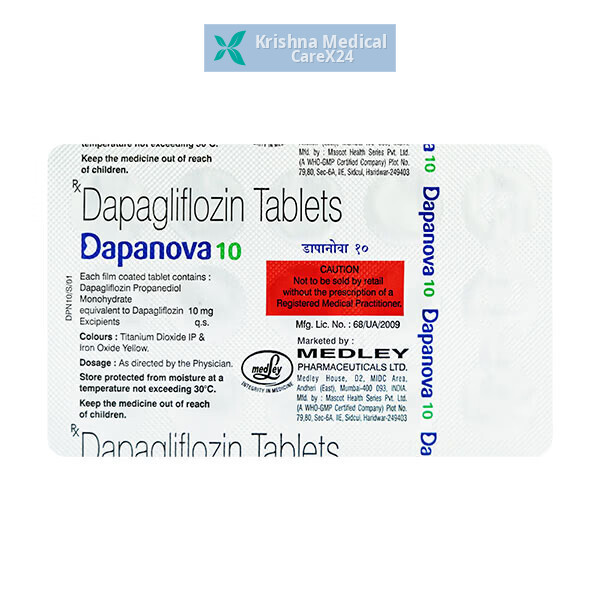 Dapanova 10 Tablet