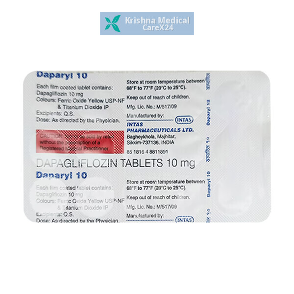 Daparyl 10 Tablet