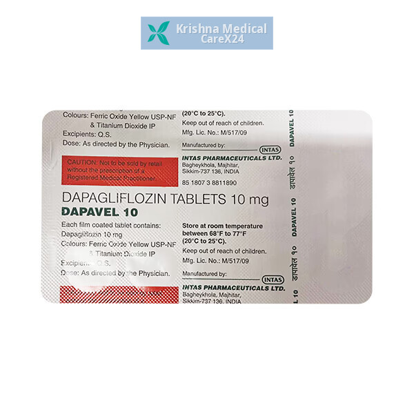 Dapavel 10 Tablet