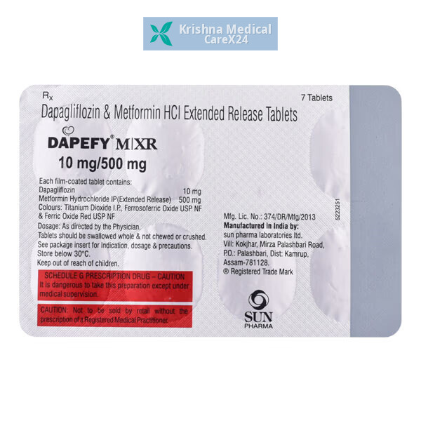 Dapefy M XR 10/500 Tablet