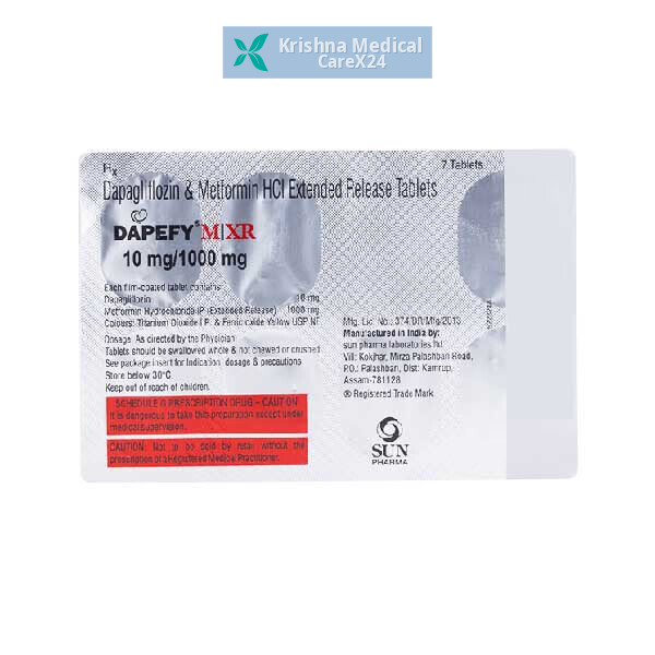 Dapefy M/XR 10/1000 Tablet