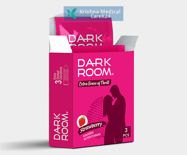 Darkroom Straw Doteed Condom