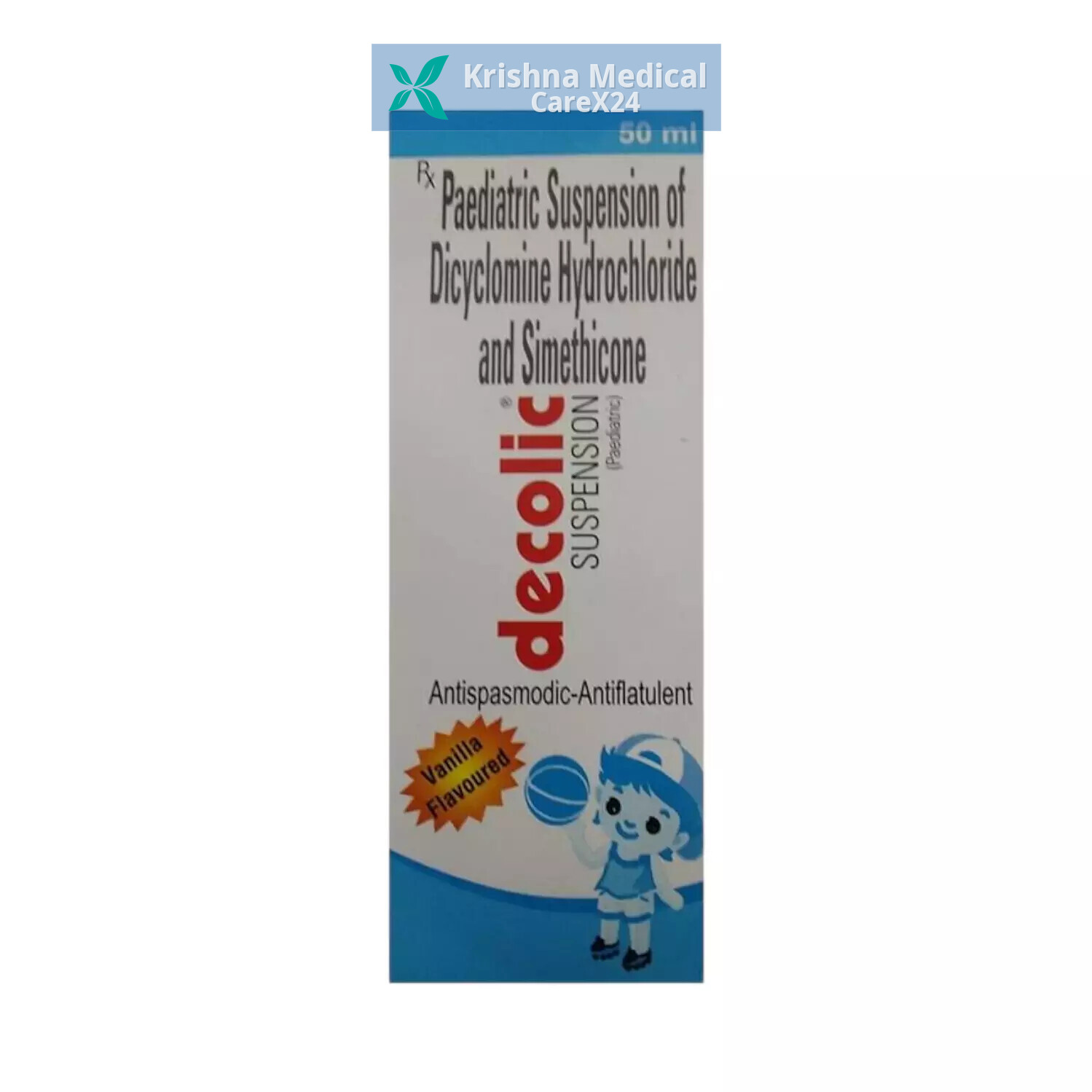 Decolic Paediatric Vanilla Suspension