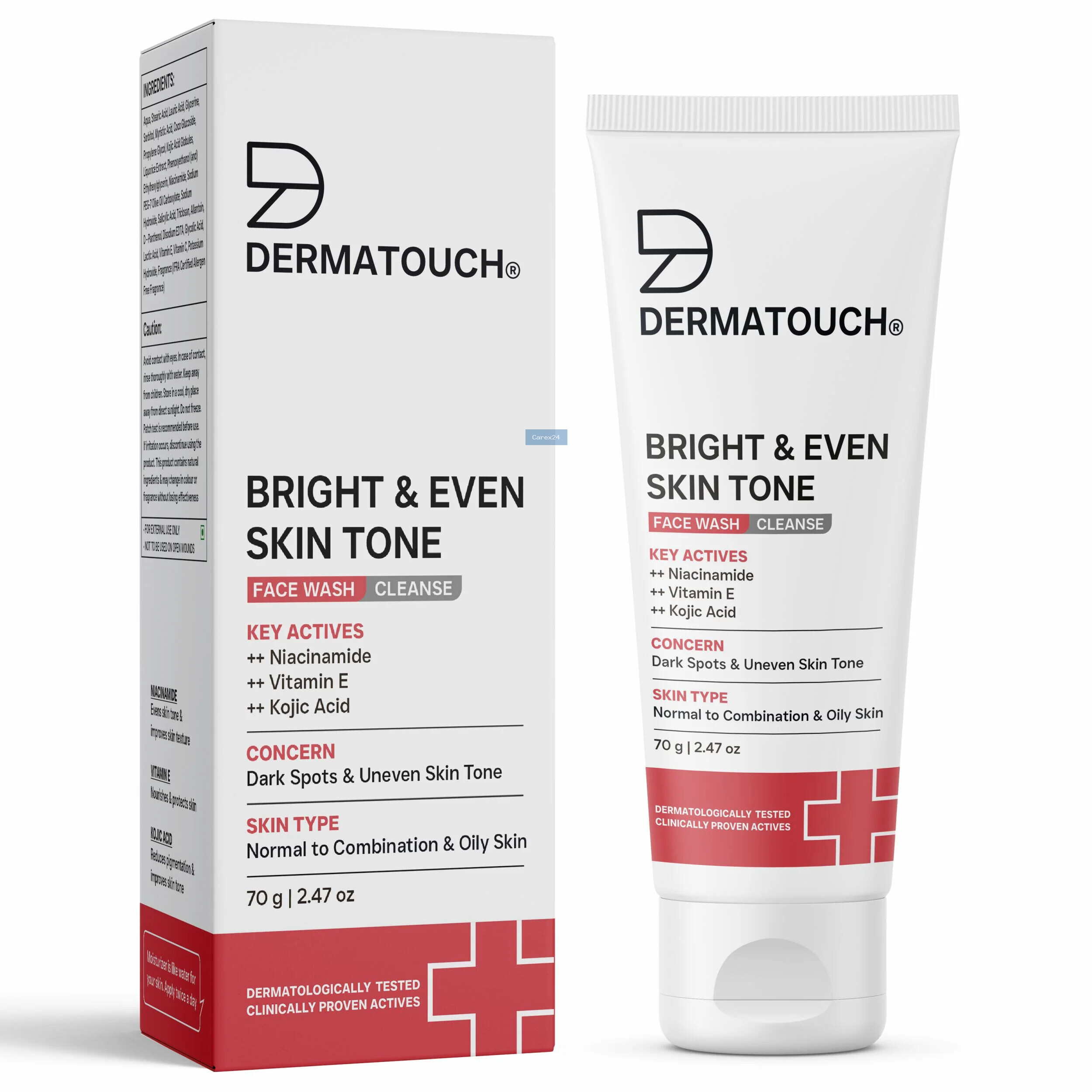 Dermatouch Dailyglow Bright And Even Skin Tone Face Wash