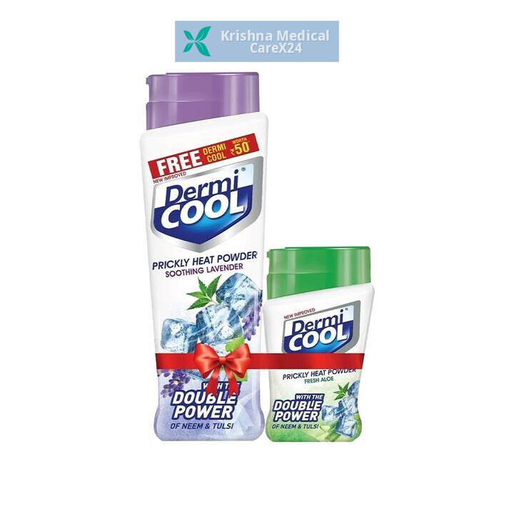 Dermicool Lavender Prickly Heat Powder (Free Fresh Aloe Powder)
