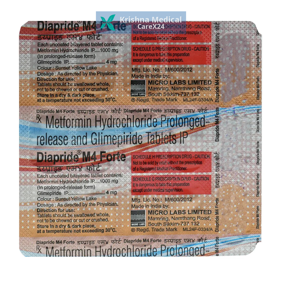 Diapride M 4 Forte Tablet