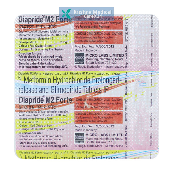 Diapride M2 Forte Tablet