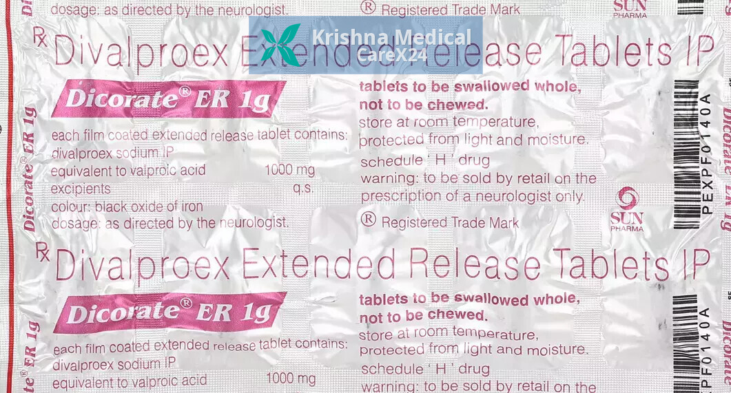 Dicorate ER 1g Tablet