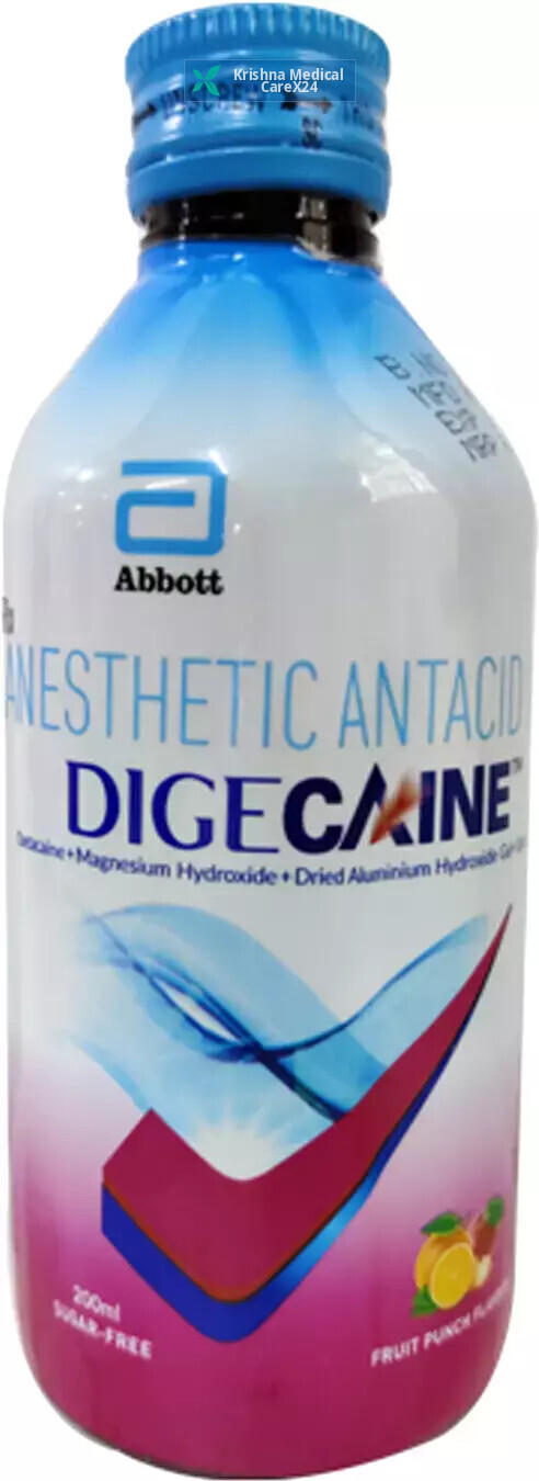 Digecaine Sugar Free Fruit Punch Gel
