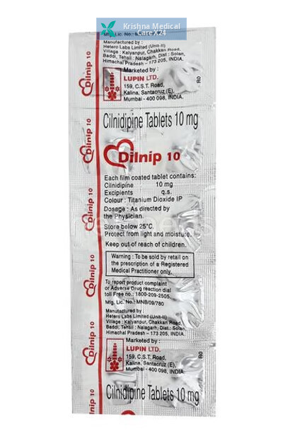 Dilnip 10 Tablet