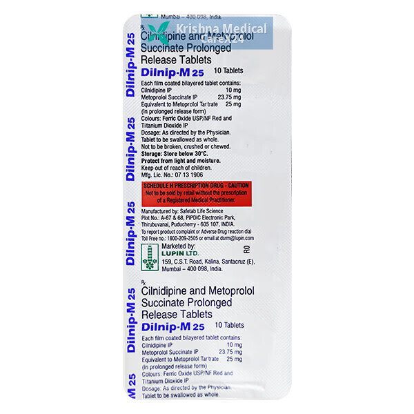 Dilnip M 25 Tablet