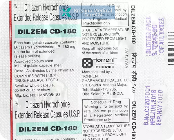 Dilzem CD 180 Capsule
