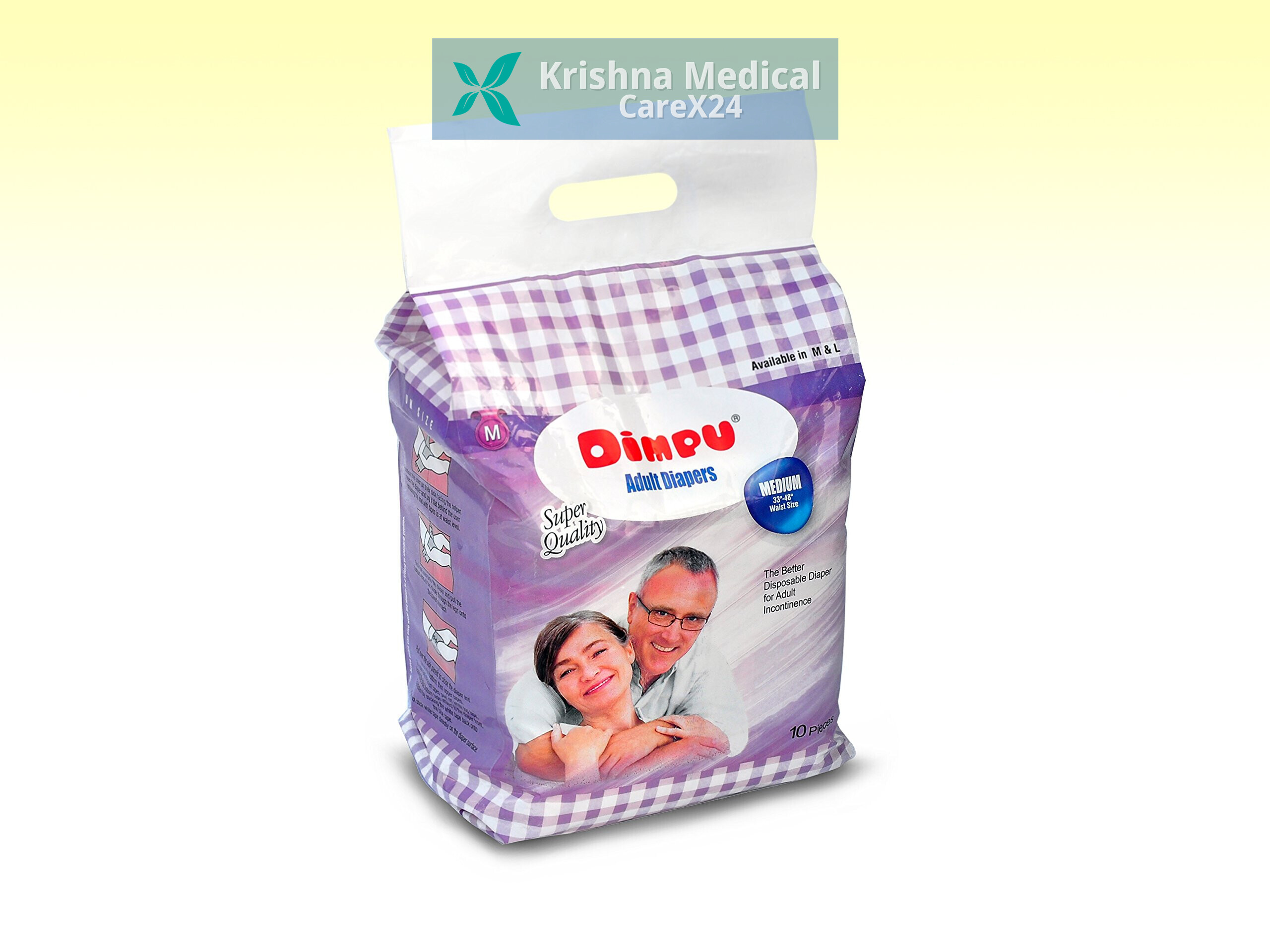 Dimpu Premium Adult Diapers Medium