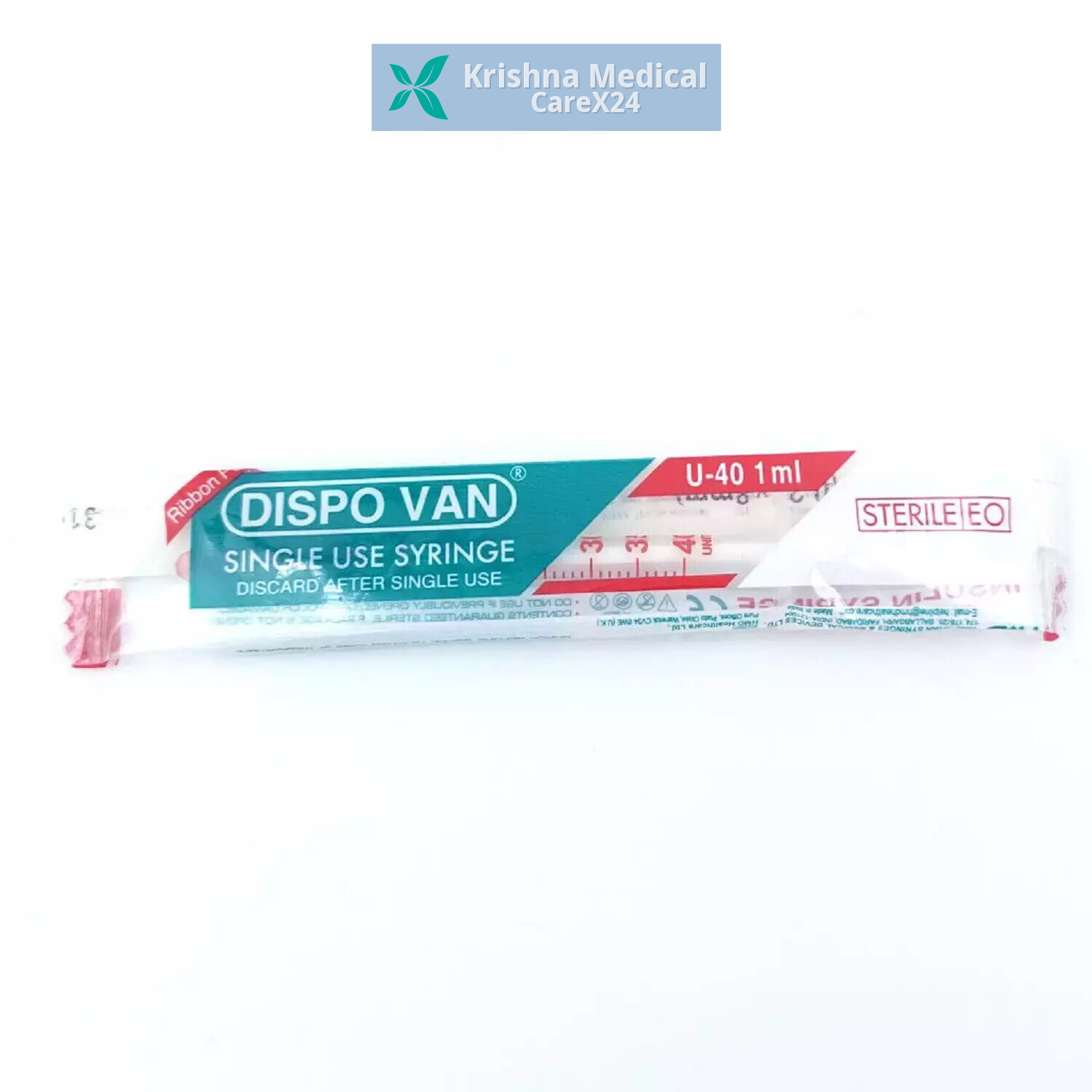 Dispo Van Single Use Hypodermic Syringe (1ml)