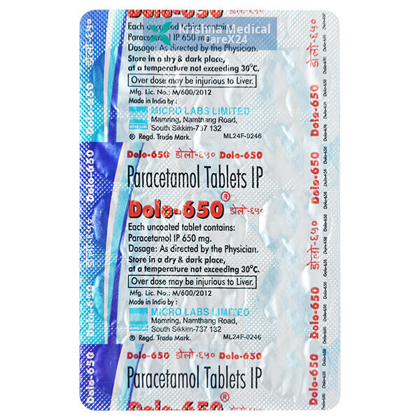 Dolo 650 Tablet