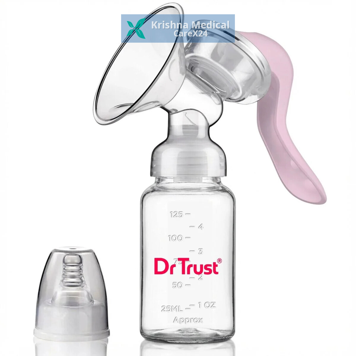Dr Trust Usa Ballerina Pink Manual Breast Pump (6005)