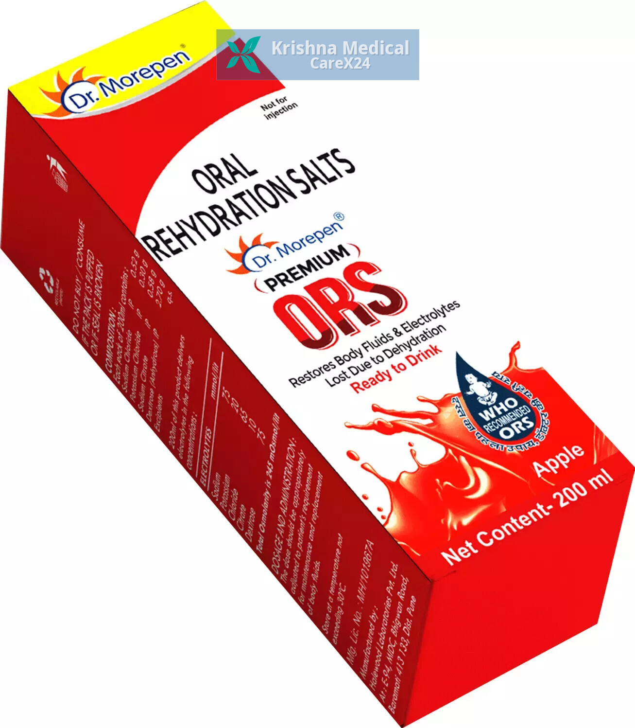 Dr. Morepen Premium ORS Ready To Drink Apple