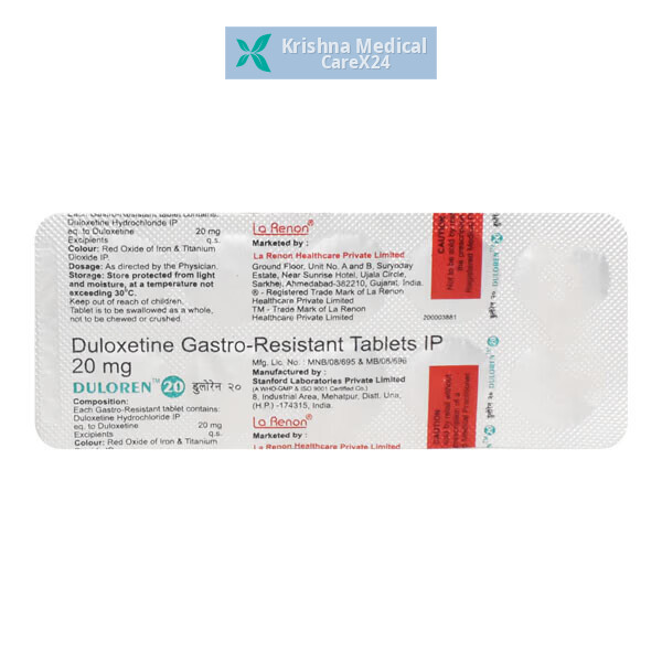 Duloren 20 Tablet