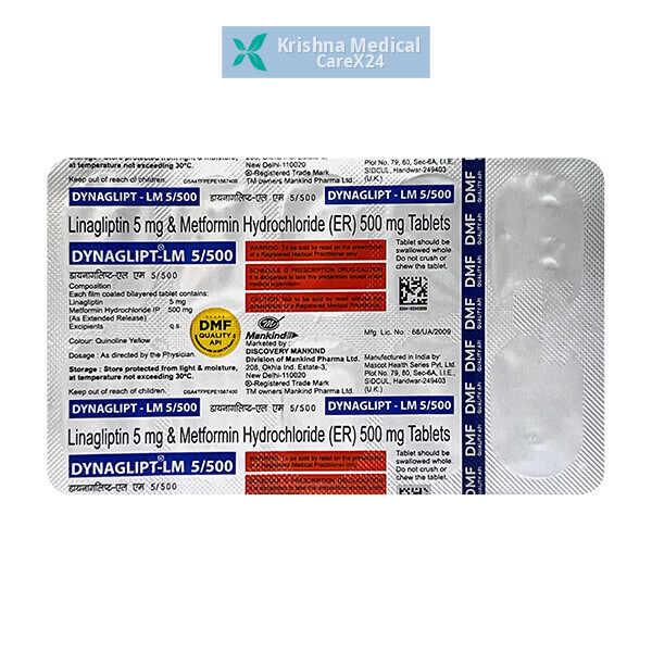 Dynaglipt LM 5/500 Tablet