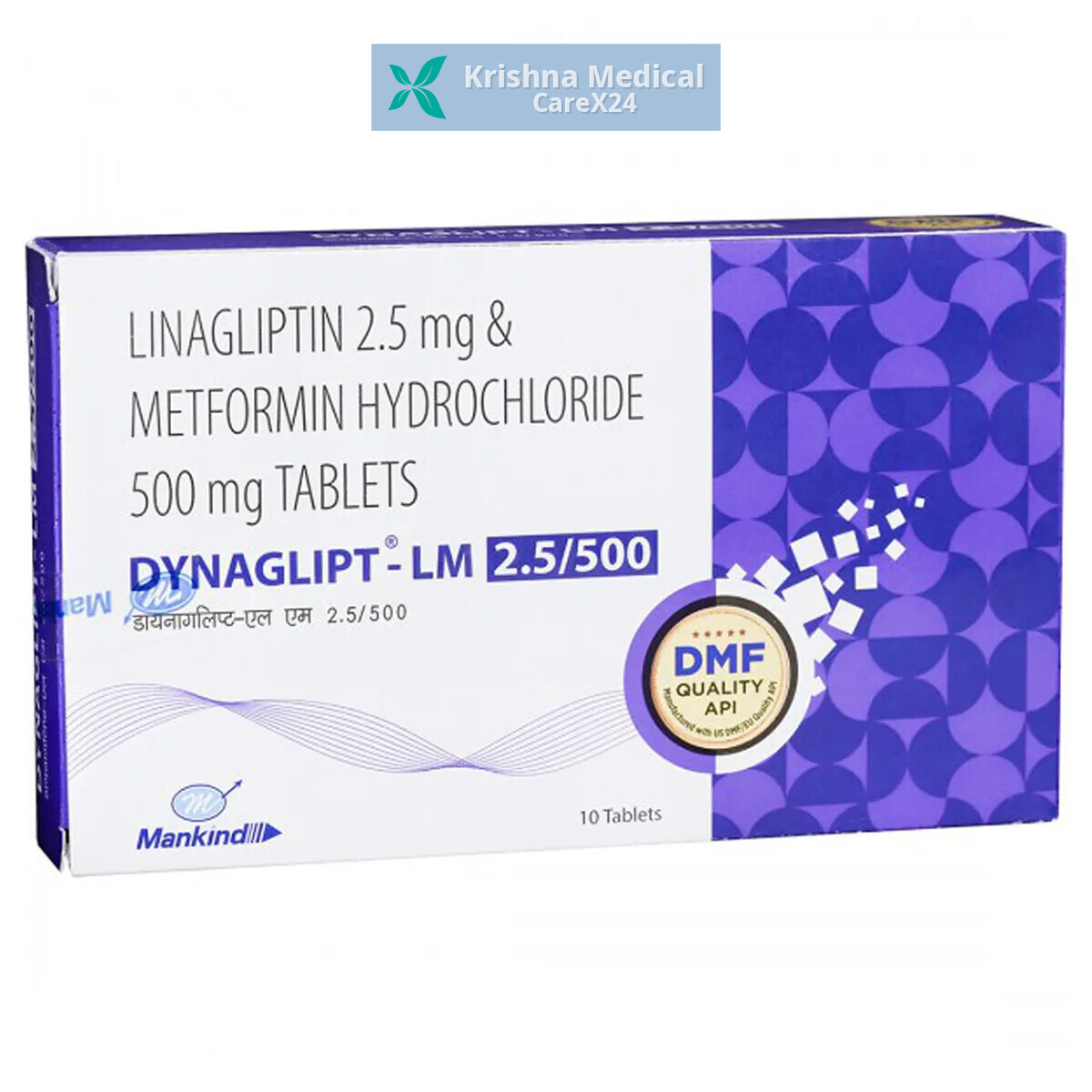 Dynaglipt-LM 2.5/500 Tablet