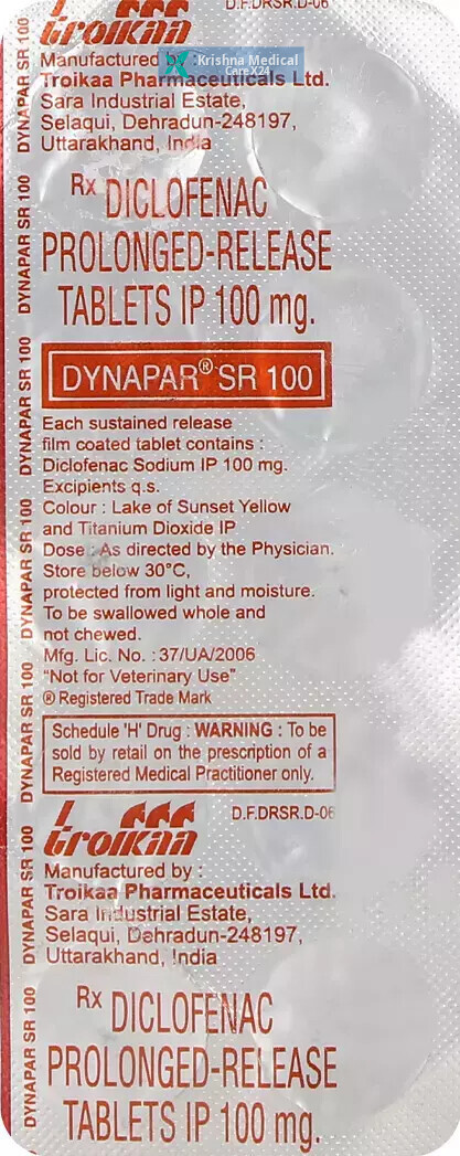 Dynapar SR 100 Tablet