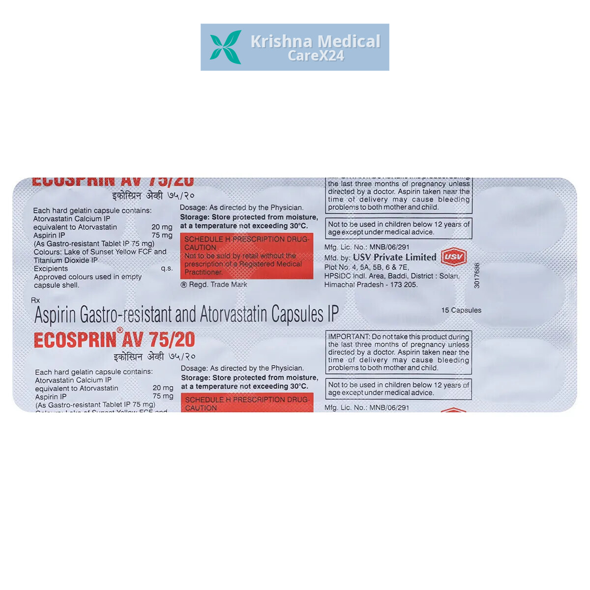Ecosprin AV 75/20 Capsule