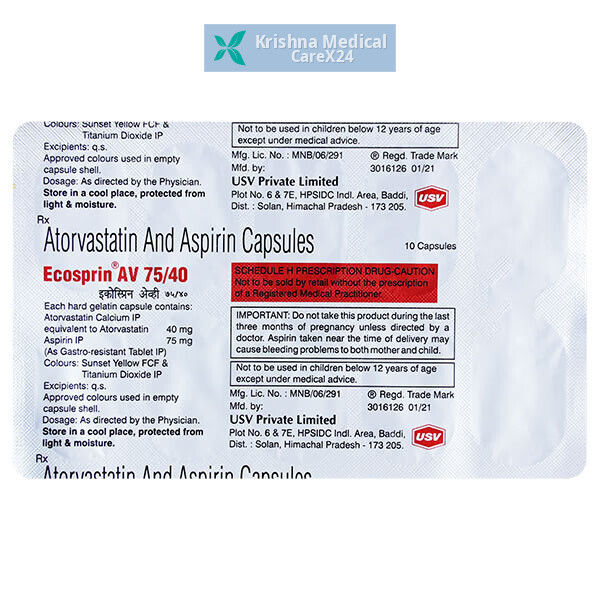 Ecosprin Av 75/40 Capsule