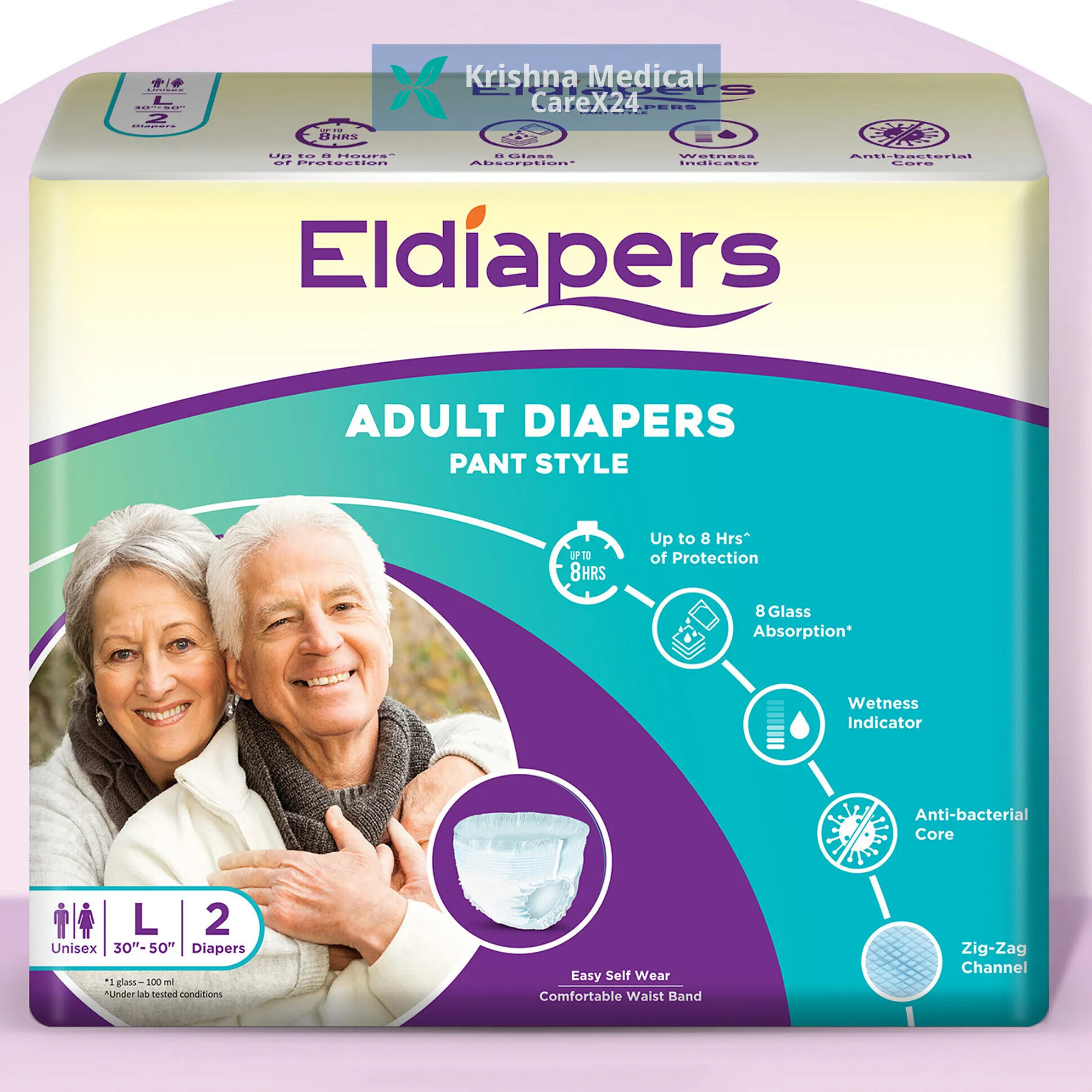 Eldiapers Adult Diapers L