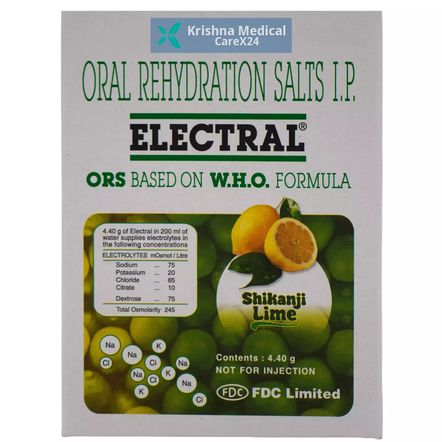 Electral Shikanji Lime Ors Powder
