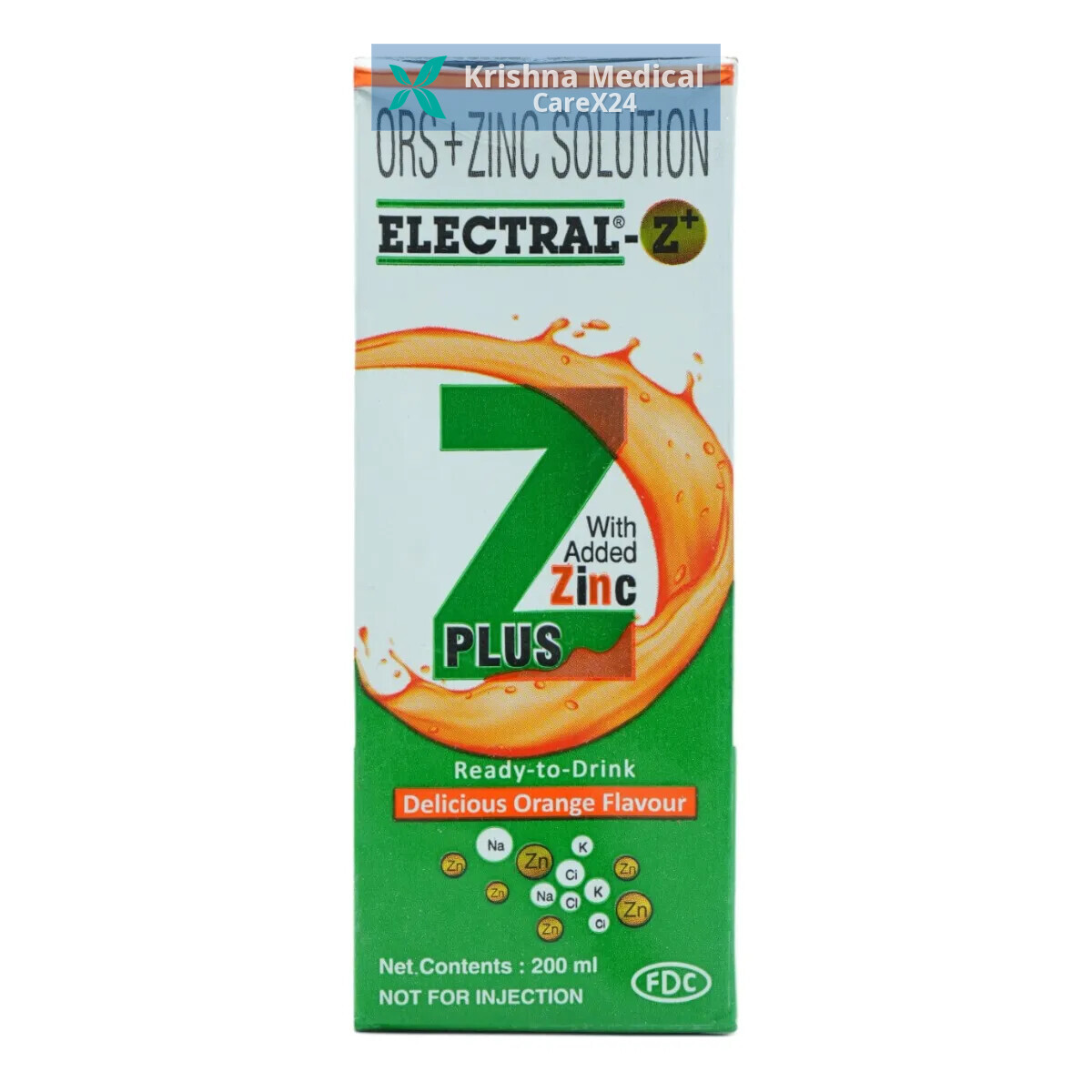 Electral Z Plus Orange Energy Drink