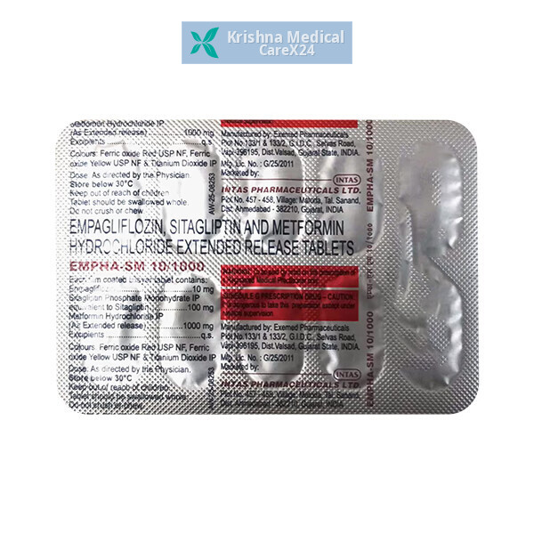 Empha SM 10/1000 Tablet