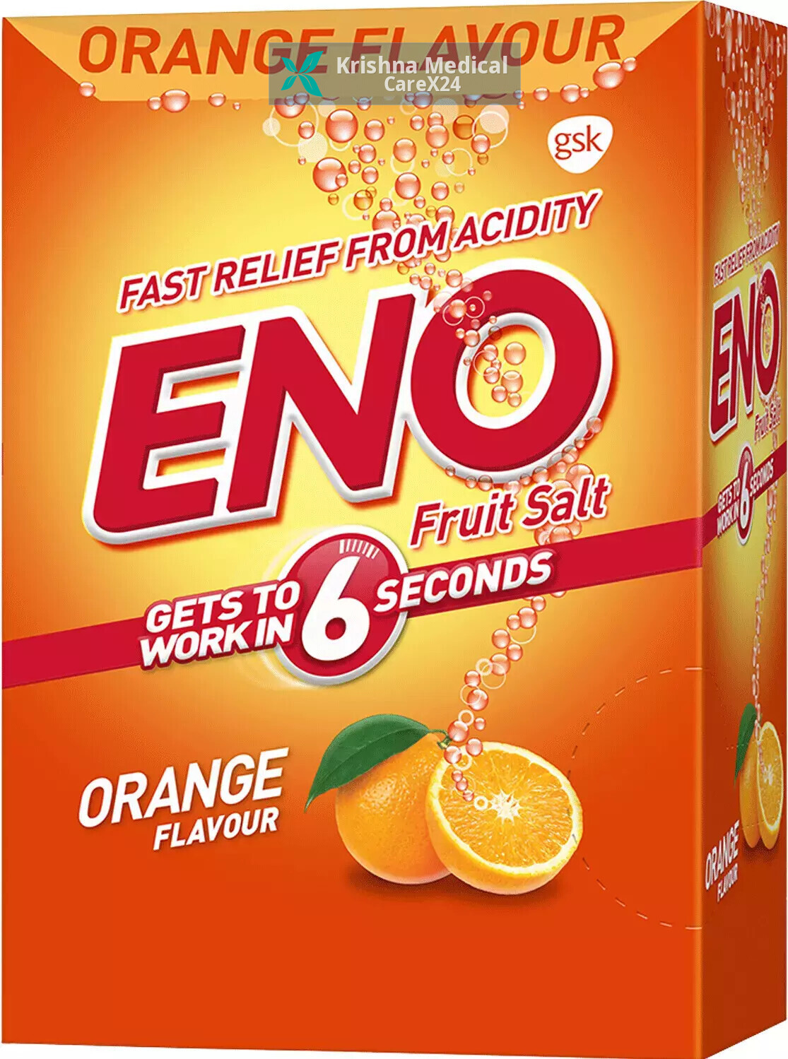 Eno Fruit Salt Orange Powder (30 Sachet X 5 Gm)